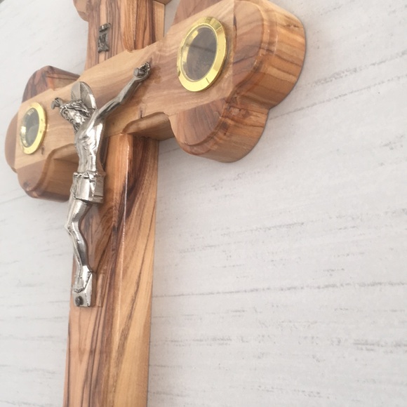 ONE-OF-A-KIND OLIVEWOOD CROSS FROM BETHLEHEM! 🙏* - Picture 11 of 17